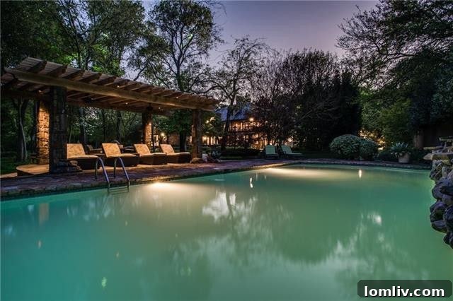 Beautiful Koi Pond in the Extensive Gardens of Meadowood Road