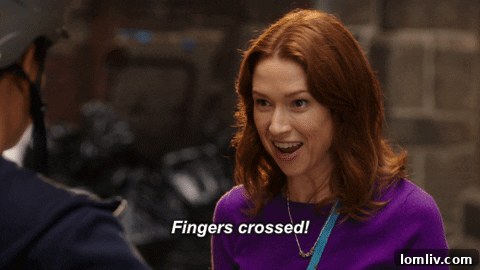 Animated character sighing in immense relief as cool air finally starts blowing