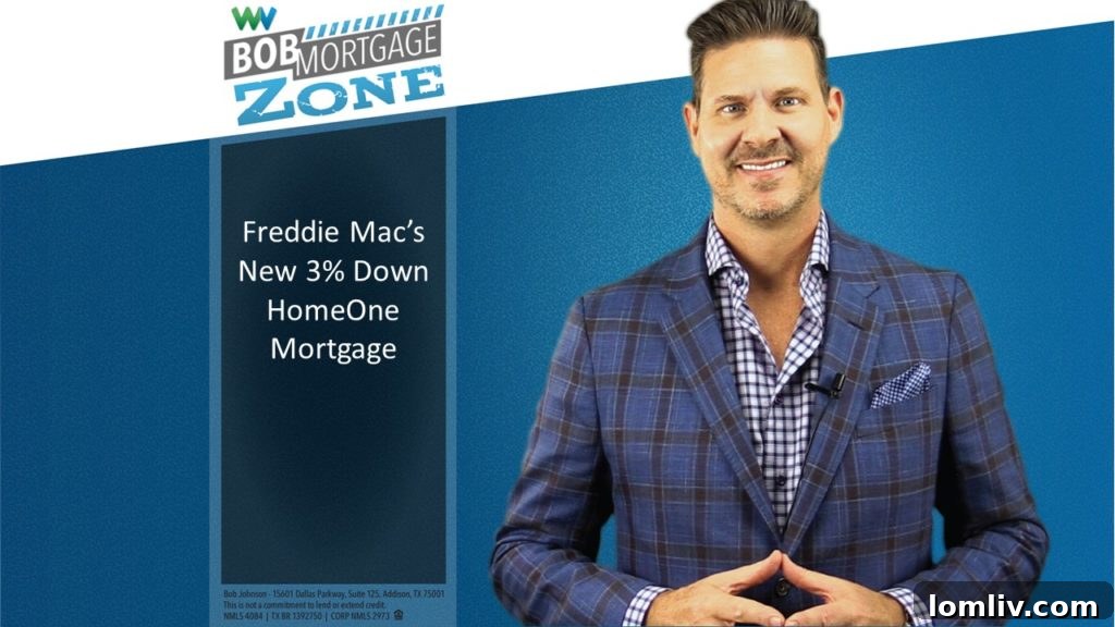 BobMortgage Zone: A 3% Mortgage? Yes, It's Possible 2 Bob Johnson, Senior Mortgage Advisor at Wallick & Volk, discusses the HomeOne Mortgage with 3% down payment