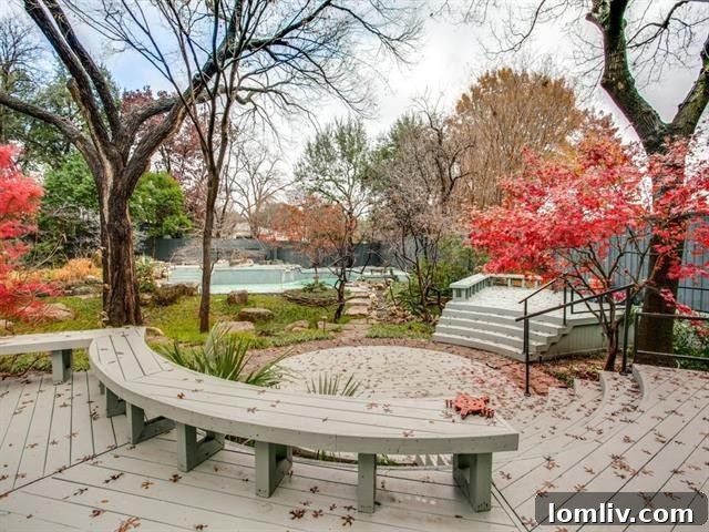 Bright interior living space with backyard views