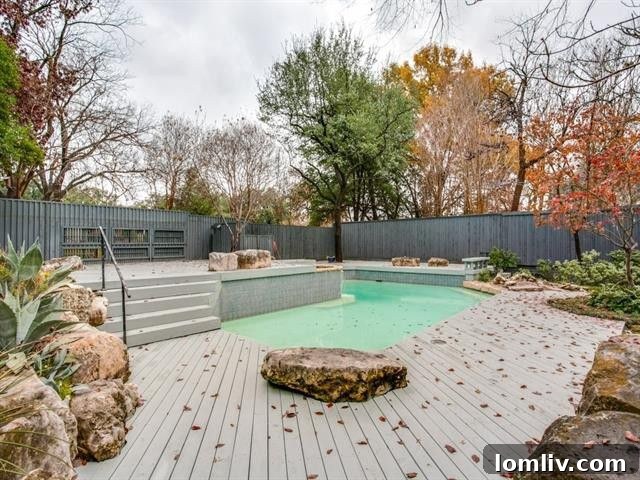 Spacious master bathroom with jetted tub and skylights