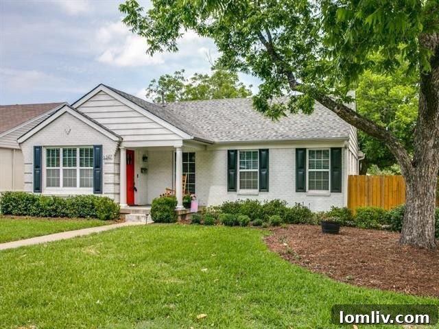 Welcoming exterior of 6347 Anita St, a traditional home in Wilshire Heights