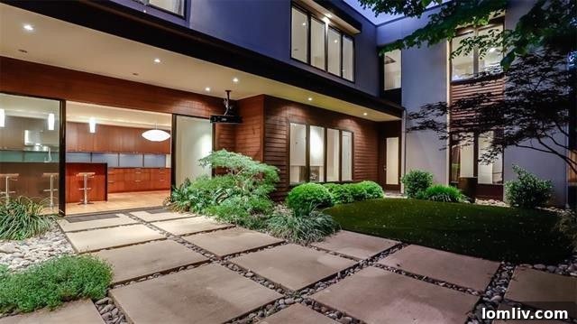 Elegant dining area adjacent to the modern kitchen