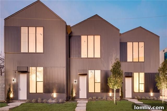 Modern Home Exterior East Village Dallas