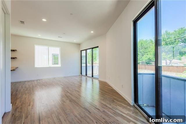 Contemporary Townhome Exterior Dallas