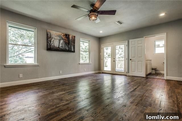 Master Bathroom with Dual Sinks and Modern Vanity