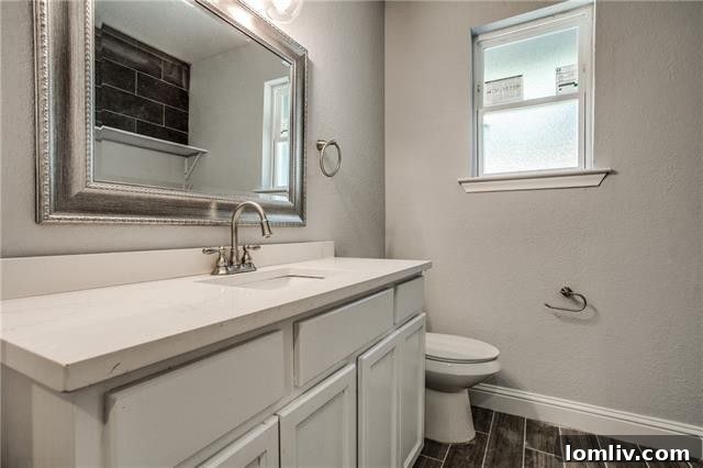 Stylish Half Bath for Guests