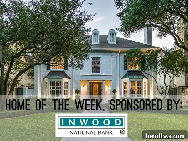 Exterior view of 3709 Hanover Street, a stunning Colonial Revival home in University Park, Dallas