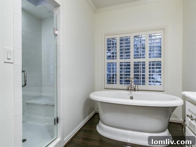 Generously sized closet with ample storage solutions