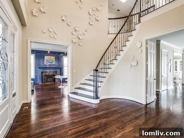 Elegant living room with fireplace and high ceilings at 3709 Hanover Street, University Park