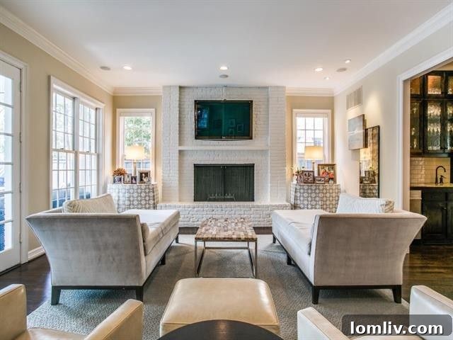 Refined dining area with ample natural light in the University Park residence