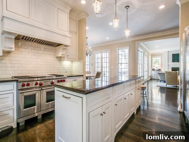 Modern kitchen with high-end appliances and ample counter space