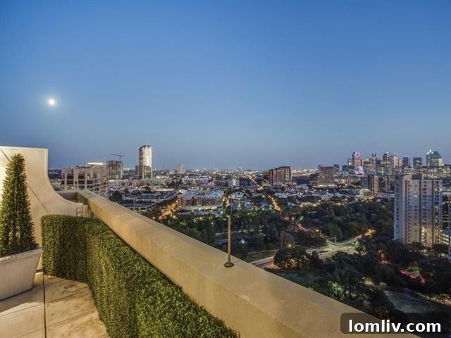 Ebby Halliday Realtors: Elevating Your Luxury High-Rise Lifestyle 7 Opulent master bathroom with fireplace and radiant heated flooring