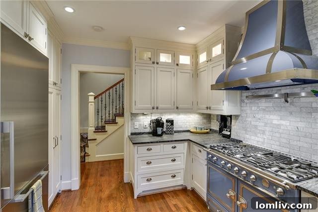 Another perspective of the high-end kitchen design