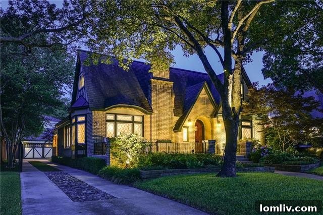 Interior view of the meticulously maintained Lakewood Tudor