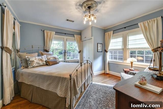 Elegant hallway connecting various rooms