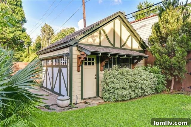 Comfortable seating area on the covered porch