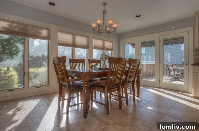 Priced Right and Ready on Windsor Place 9 Bright and spacious family eating area adjacent to the kitchen with yard views