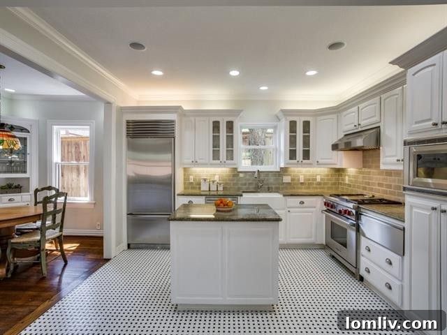 Gourmet Kitchen with Granite Island and High-End Appliances at Morningside