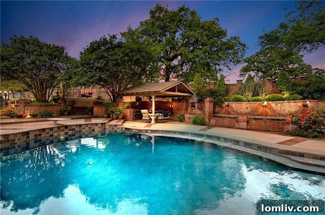 Southlake Estate with Diving Pool, Outdoor Kitchen, and Urban Garden