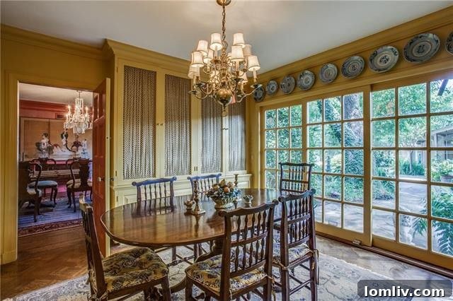 Expansive Interior Space of the Tudor Home