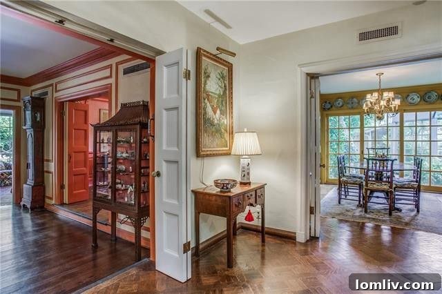 Elegant Living Room with Historic Details