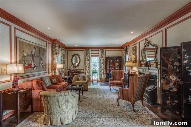 Grand Interior Staircase in Historic Arcady Home
