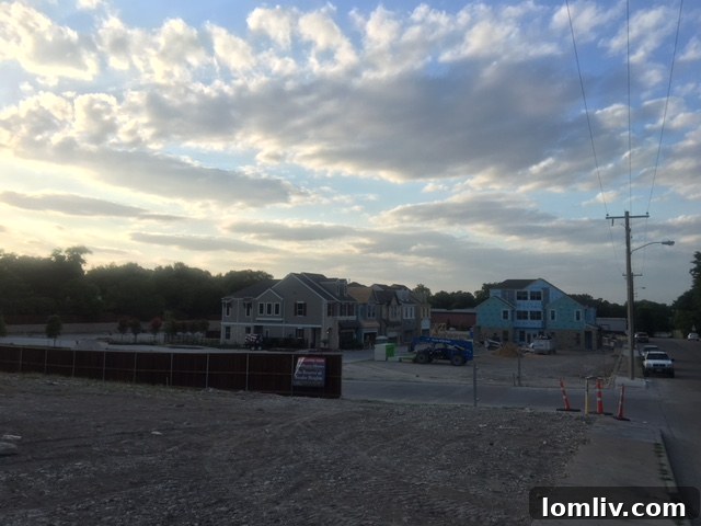 Current site conditions at Reserve at Kessler Heights development