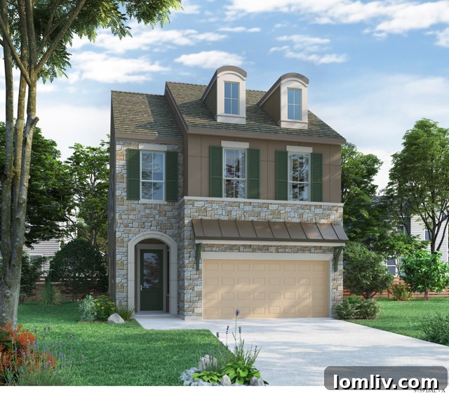 Another rendering illustrating the design of Reserve at Kessler Heights