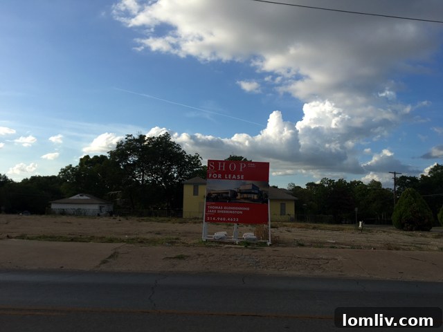 Site view of Blackwood Market, showing its location next to historic buildings