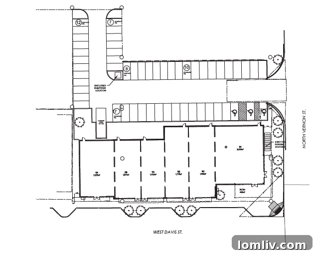 Detailed site plan for Blackwood Market development