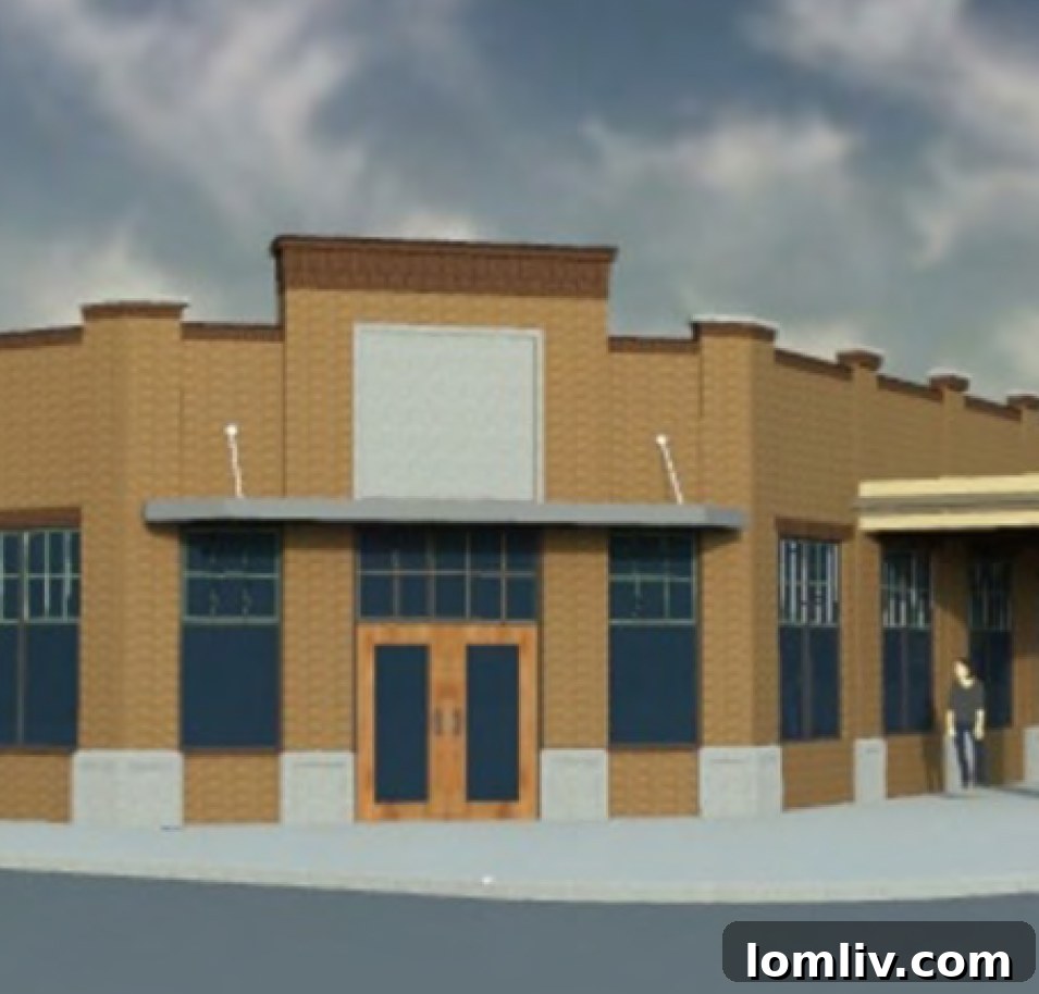 Floor plan for the 600 W Davis St commercial unit