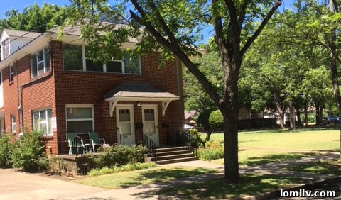 Street view of a portion of the Villa South Addition development area