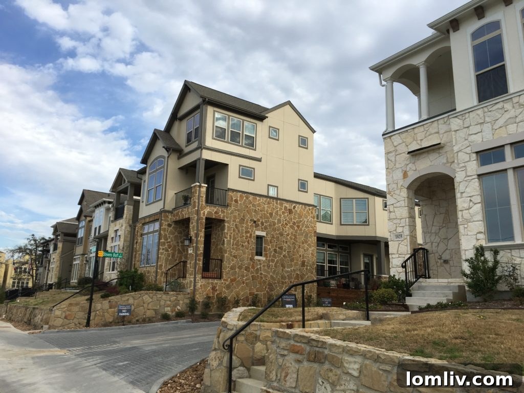 Recently completed homes along Steven's Park within David Weekley's HighGrove development