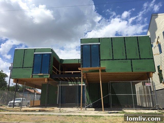 Site of 435 W 10th St, showing initial clearing or preparation