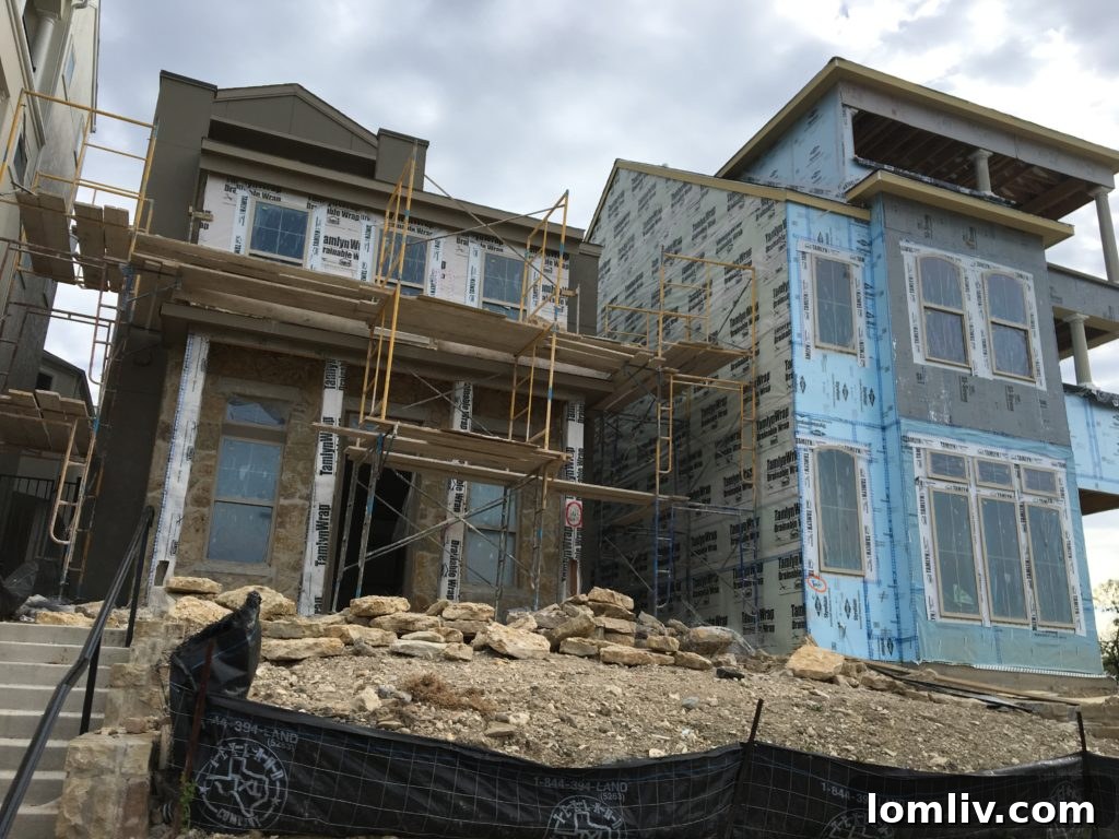 Further construction progress at David Weekley's HighGrove site