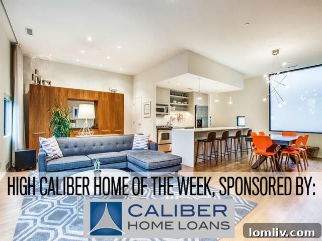 Experience modern luxury in this Oak Lawn townhome at 4001 Bowser Ave. Apt. C, featuring an open floor plan and sleek design.