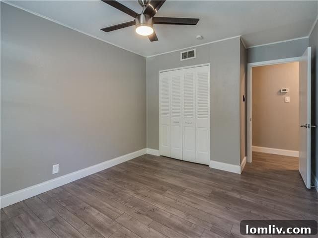 Large backyard area, perfect for entertaining, with new wooden privacy fence