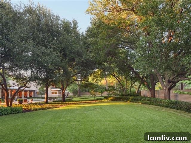 Bluffview Texas Modern Design 22 Lush Landscaping and Natural Shade at 5006 Shadywood Lane