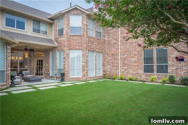 West Plano's Willow Bend Look Luxury for Less 7 Maintenance-Free Backyard with Covered Patio in Willow Bend