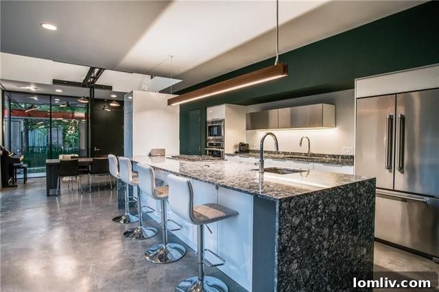 Contemporary Kitchen with Island