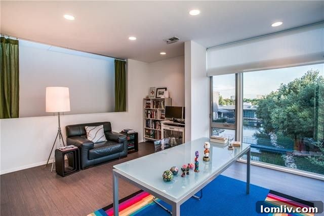 Office Space with Rotating Panels