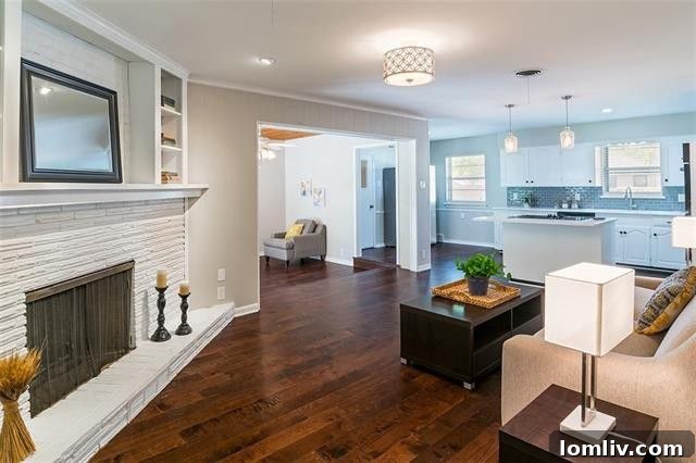 700 Palmer Place, Richardson Heights Home Fireplace