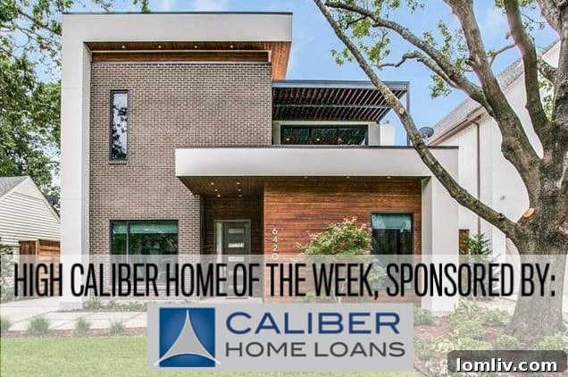 Stunning modern exterior of 6420 Kenwood Drive in Lakewood, Dallas