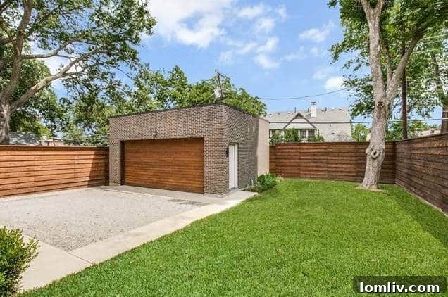 Stylish home office or den with large window