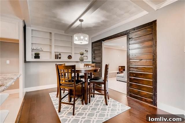 Relaxing jetted tub in a stylish and well-lit master bathroom