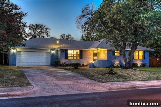 Welcoming contemporary entrance of 1715 Pratt St showcasing renovated facade