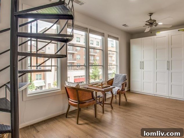 Arch Adams Townhouse: Modern Elegance, Prime Address 10 Detailed view of the modern kitchen with gas cooktop and cabinetry