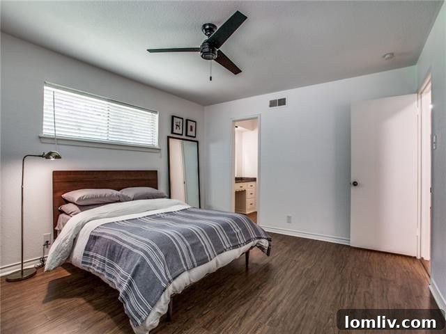 Lush greenery and landscaping in the private backyard