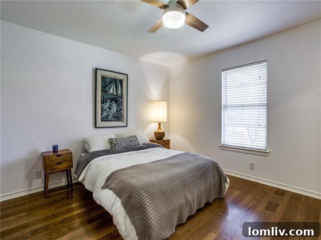 Front exterior showcasing the midcentury modern design and Roman brick